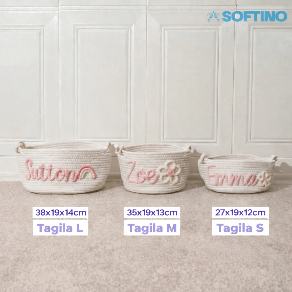 Softino® – Cestino Porta Giochi Personalizzato