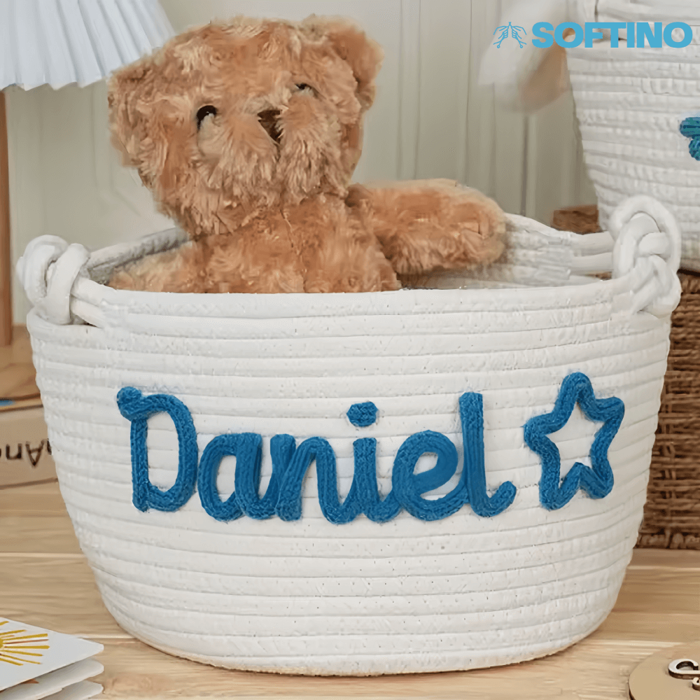 Softino® – Cestino Porta Giochi Personalizzato