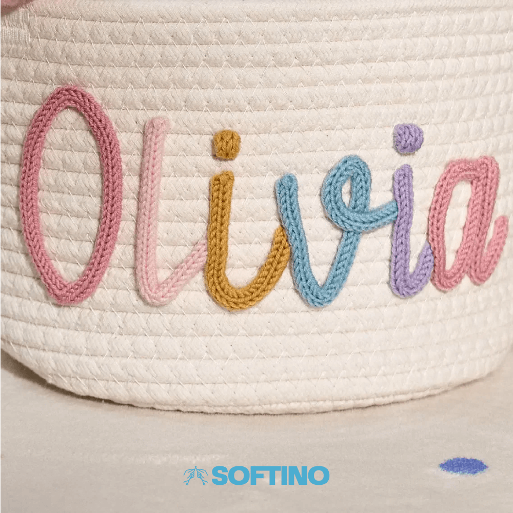 Softino® – Cestino Porta Giochi Personalizzato
