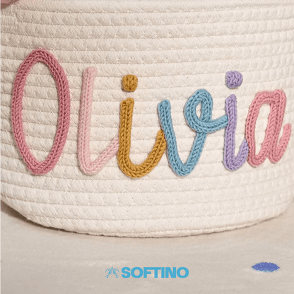 Softino® – Cestino Porta Giochi Personalizzato