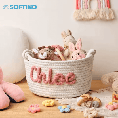 Softino® – Cestino Porta Giochi Personalizzato