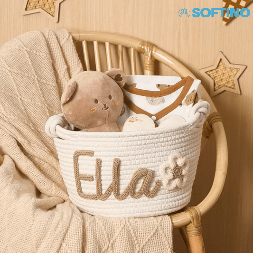 Softino® – Cestino Porta Giochi Personalizzato