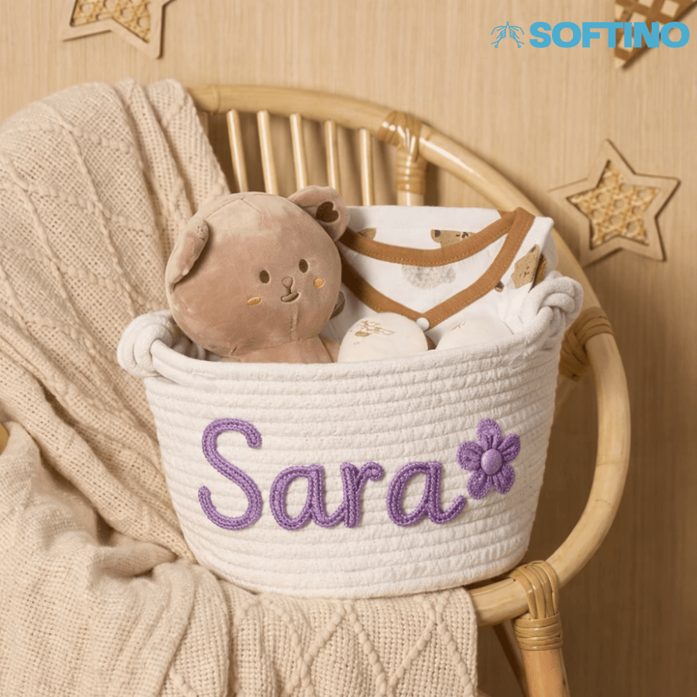 Softino® – Cestino Porta Giochi Personalizzato