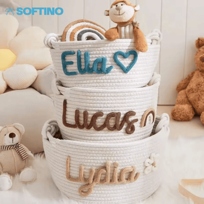 Softino® – Cestino Porta Giochi Personalizzato