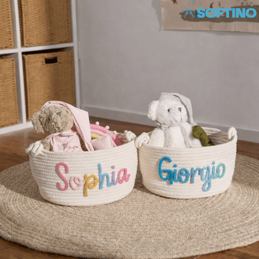 Softino® – Cestino Porta Giochi Personalizzato